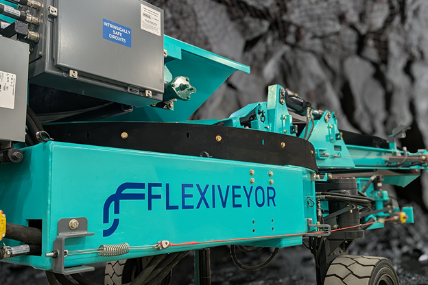 Closeup of MSHA Flexiveyor